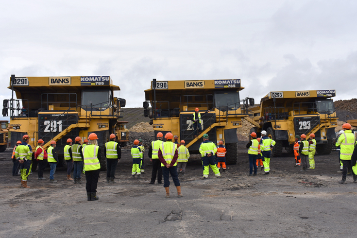 5/7 Banks Group won’t provide new jobs in the area as experienced workers will be drafted in from nearby mines that have been closed.