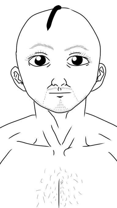 #毎日1本毛が増えるおじさん
230日目 