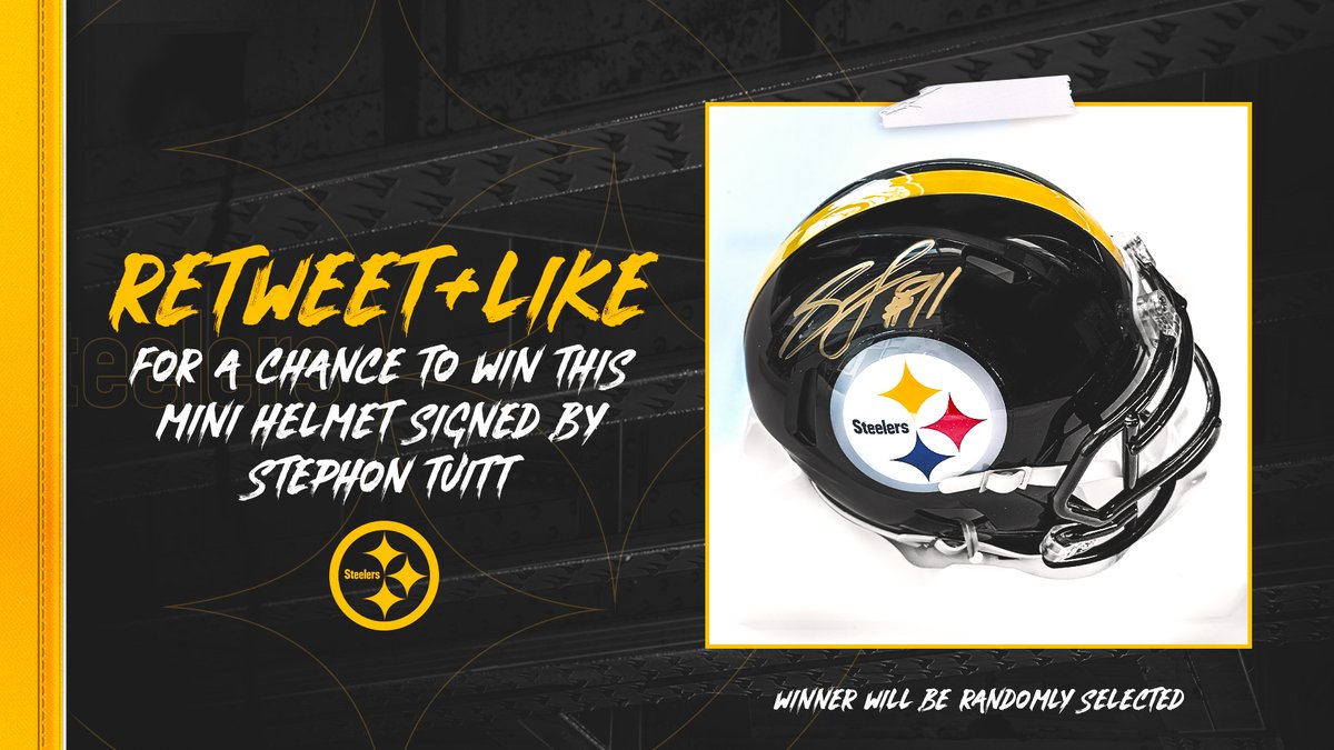 RT + like for a chance to win this mini helmet signed by <a href="/DOCnation_7/">stephon tuitt</a>! #ProBowlVote