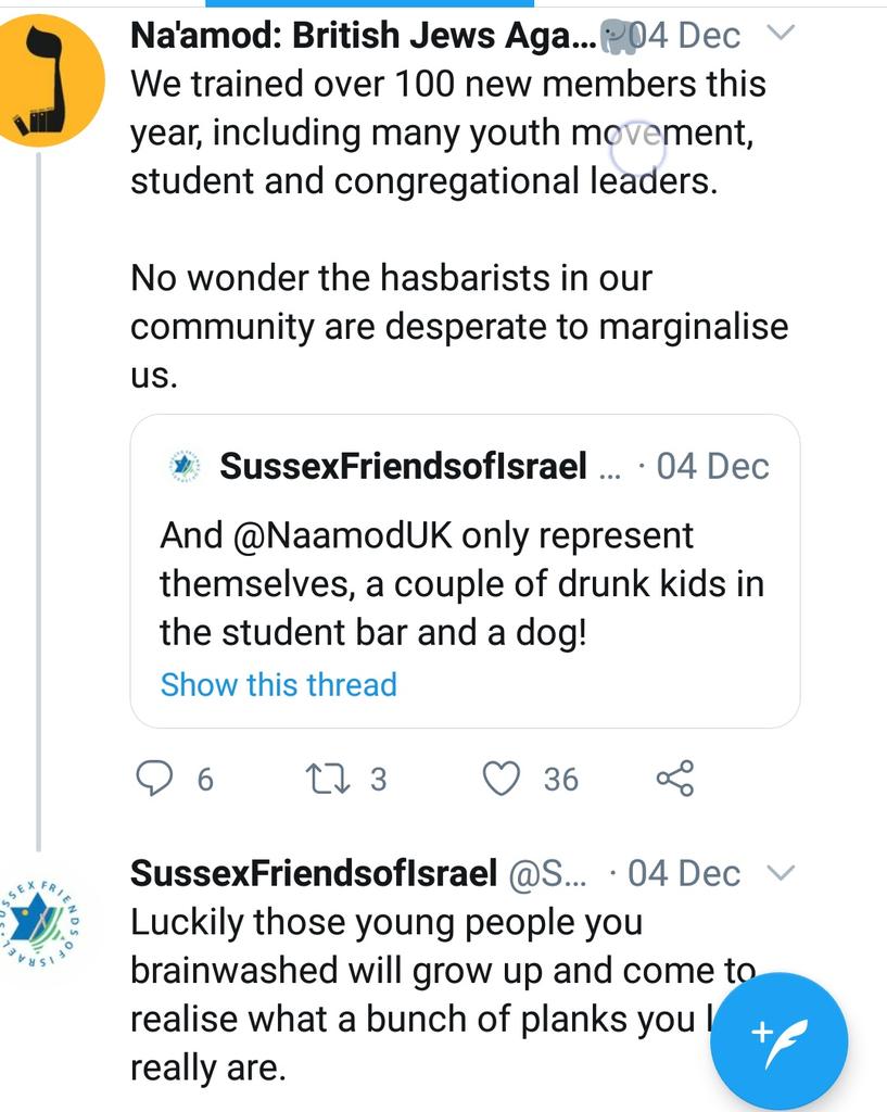 Due to ill health it's unlikely Cobbs has any income from a job & so spends his time pushing his own strident rightwing, hardline Zionist stance under the banner of  @SussexFriends, often attacking other Jewish individuals & groups (not quite in line with their charitable aims) 