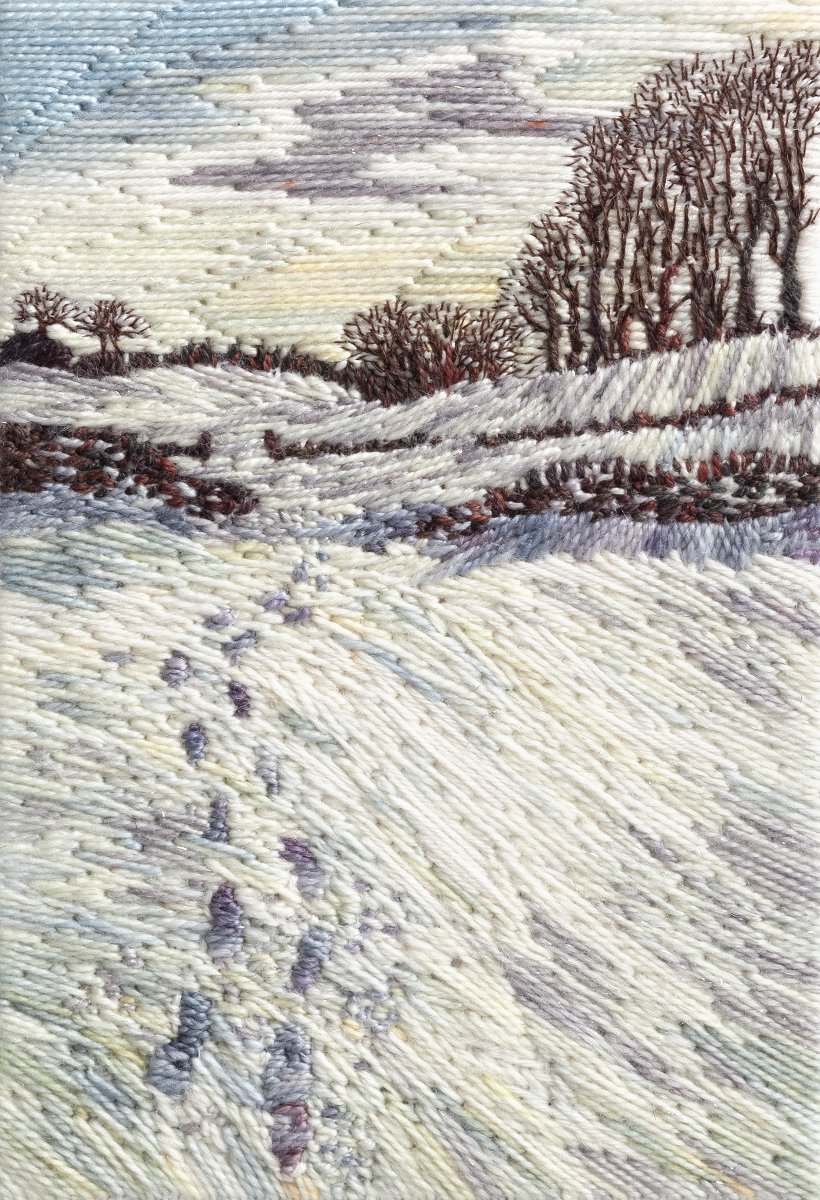 #throwbackthursday to probably my favourite #winterscene Leave Only Footprints, Flagg. Still available as a print - there's one at <a href="/HighPeakArtists/">GalleryinTheGardens</a> (in the browser) and one in Derbyshire Emporium (framed)
#countrysidecode 
#peakdistrict #peakdistrictart
#inspiredbythepeakdistrict
