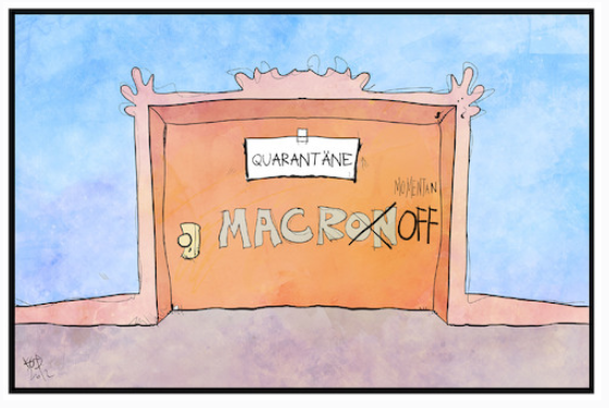 sinnsturm's tweet photo. #Frankreich:Präsident #Macron hat sich offenbar mit dem #Coronavirus infiziert. Nach Krankheitssymptomen habe er einen #Test gemacht und dieser sei #positiv ausgefallen, teilte der #Élysée-Palast mit. #covid #macroncovid #MacronPositif #Macorna #Paris https://t.co/VeeooEpqB7