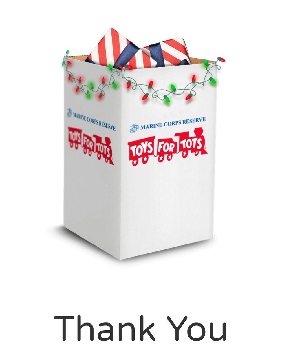 Very happy to particpate in Toys for Tots by donating a virtual toy! So cool you can select the toy virtually! Hope this brings a smile to a child this holiday season! #OneFLAhasSpirit <a href="/One_FLA/">OneFLA</a>