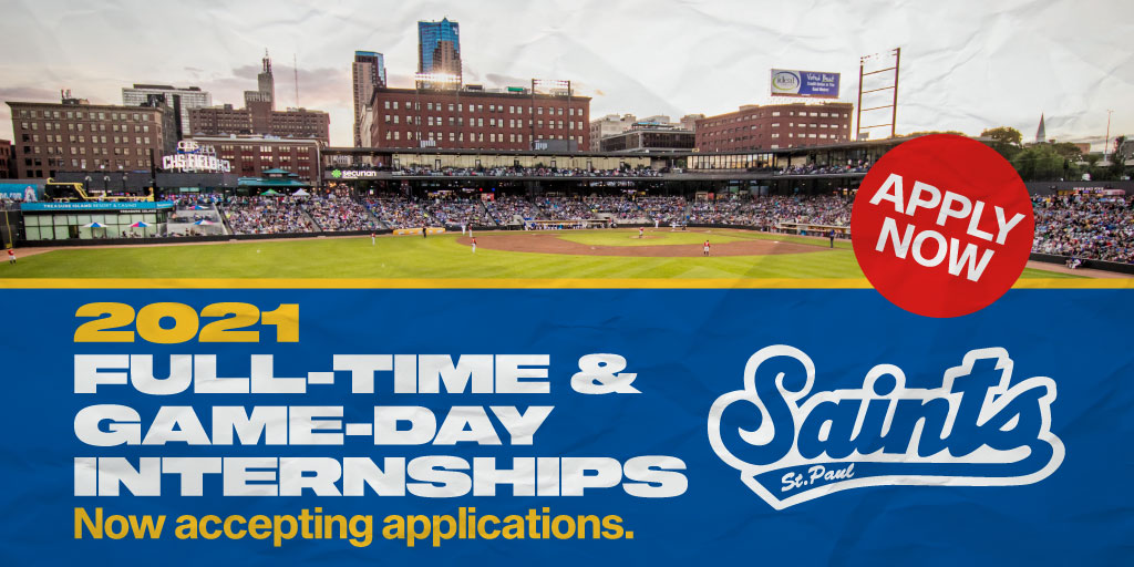 StPaulSaints's tweet photo. We are now accepting applications for 2021 Summer Internships.
Apply Now: https://t.co/Gs4CizPrbC https://t.co/HKd3fLmGsv