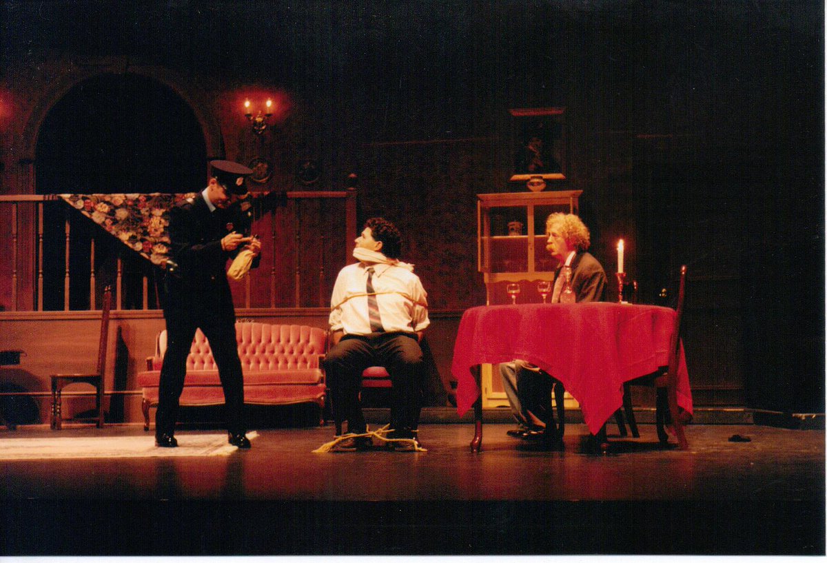 sjtheatre's tweet photo. Every family has a few odd ducks with strange pastimes, but none are quite so strange as the hobby of Mortimer Brewster's aunts in Arsenic and Old Lace.  

Can you remember what mischief they got up to? Let us know in the comments! #30DaysOfTheatre #Day28 https://t.co/Yx2E8JaA2j