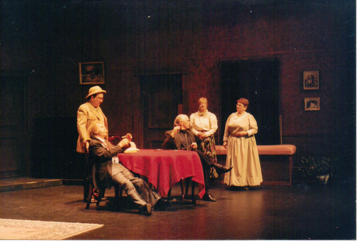 sjtheatre's tweet photo. Every family has a few odd ducks with strange pastimes, but none are quite so strange as the hobby of Mortimer Brewster's aunts in Arsenic and Old Lace.  

Can you remember what mischief they got up to? Let us know in the comments! #30DaysOfTheatre #Day28 https://t.co/Yx2E8JaA2j