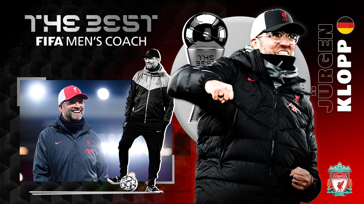 Get in, 𝐁𝐎𝐒𝐒! 🏆

Jürgen has won #TheBest FIFA Men’s Coach 2020 award 🙌