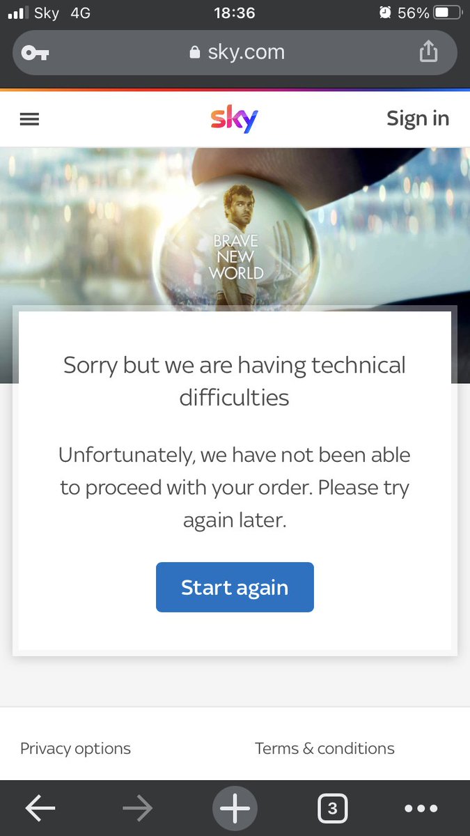 Pftttt's tweet photo. @SkyHelpTeam any reason I keep getting this message everytime I try and buy a phone…
I’m a vip platinum customer https://t.co/X16UiSmGS6