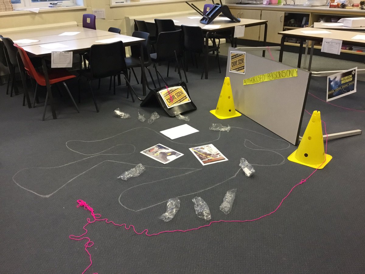 SandyLanePS1's tweet photo. But whodunnit? #Year5 and #year6 investigate! @UKSchoolTrips @dailystem @biannacardinale @TigerSTEM386 @MissDLilley @church_prim @TotallyMaths @MurderMysteryCo @MurderMystStore @murdermystery1 #maths #mathschat #mathsinschool #math #MathDontLie https://t.co/sBr7SEEHkR