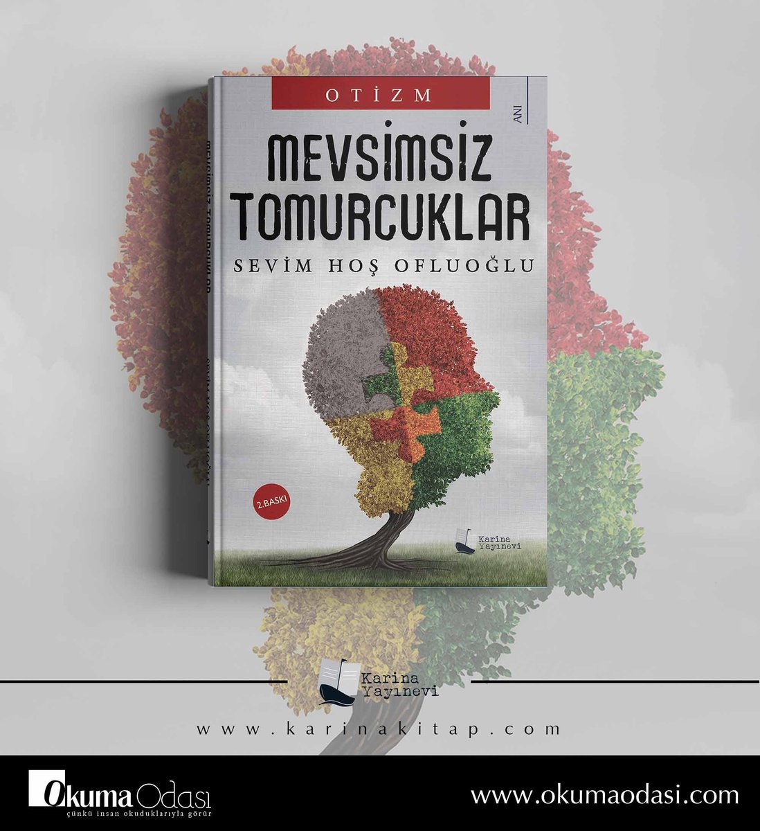 Değerli yazarımız Sevim Hoş Ofluoğlu'nun büyük ilgi gören kitabı Mevsimsiz Tomurcuklar'ın 1000 adetlik ilk baskısı tükendi. 
İkinci baskı haftaya Okuma Odası, kitabevleri ve internet satış sitelerinde!

#karinayayınevi #otizm #mevsimsiztomurcuklar #sevimhoşofluoğlu #yenibaskı