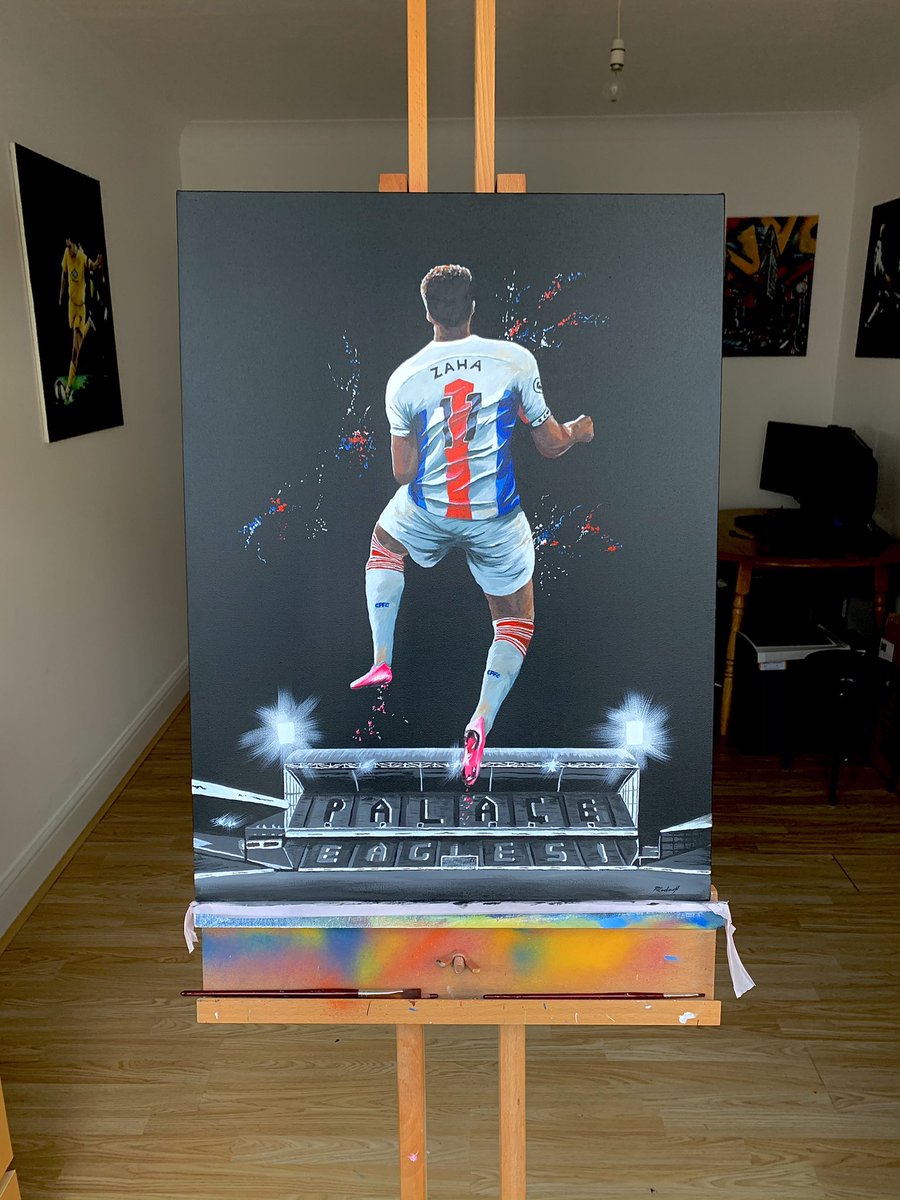 philcockcroft's tweet photo. The last Zaha commission for 2020 😅
Acrylic on 610x450mm canvas 

#cpfc https://t.co/mw8ad6ulUy