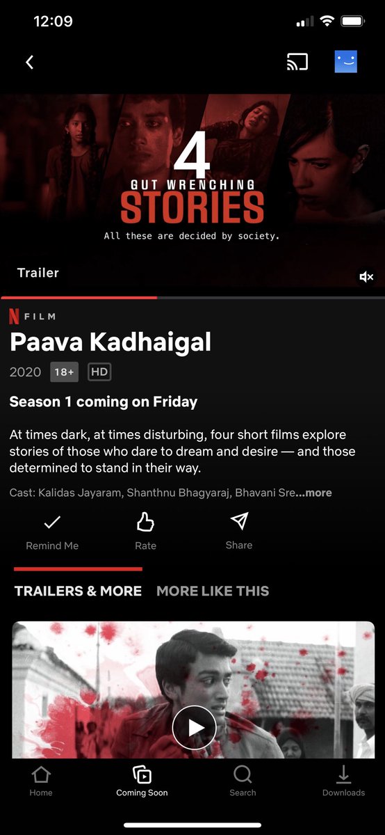 DdistractedSoul's tweet photo. @NetflixIndia @Netflixhelps it’s Friday already in India! When do you plan to release #PaavaKadhaigal ? Any specific time? @VigneshShivN https://t.co/u8ZJR0nP1G