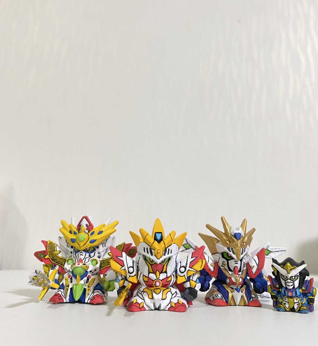 騎士シャインガンダム..! #黄金神話 #SDガンダム #ガン消し