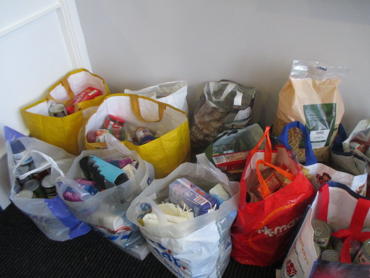 stclares_sen's tweet photo. We are SO proud of our school community for supporting @CentrePadley with donations. The annual box decorations looked great, and have now been safely bagged to deliver.
A small SEN school, but a MASSIVE heart!
#homelessness #CompassionInEduc @EsteemMat https://t.co/pix8NviyHu