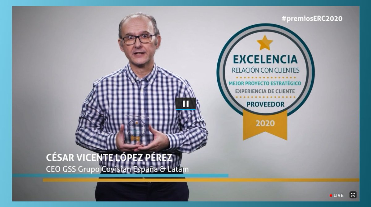 AEERC_es's tweet image. El ganador del Premio Estratégico a Mejor Proyecto de Experiencia de Cliente es @GSS. ¡Enhorabuena!
@cesarlopezperez #PremiosExcelencia2020