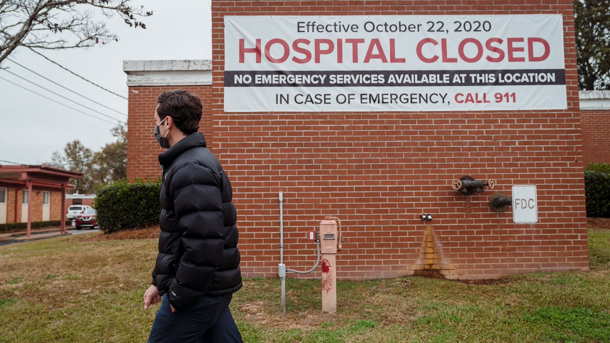 We've lost nine rural hospitals in ten years in Georgia. Where's David Perdue been?