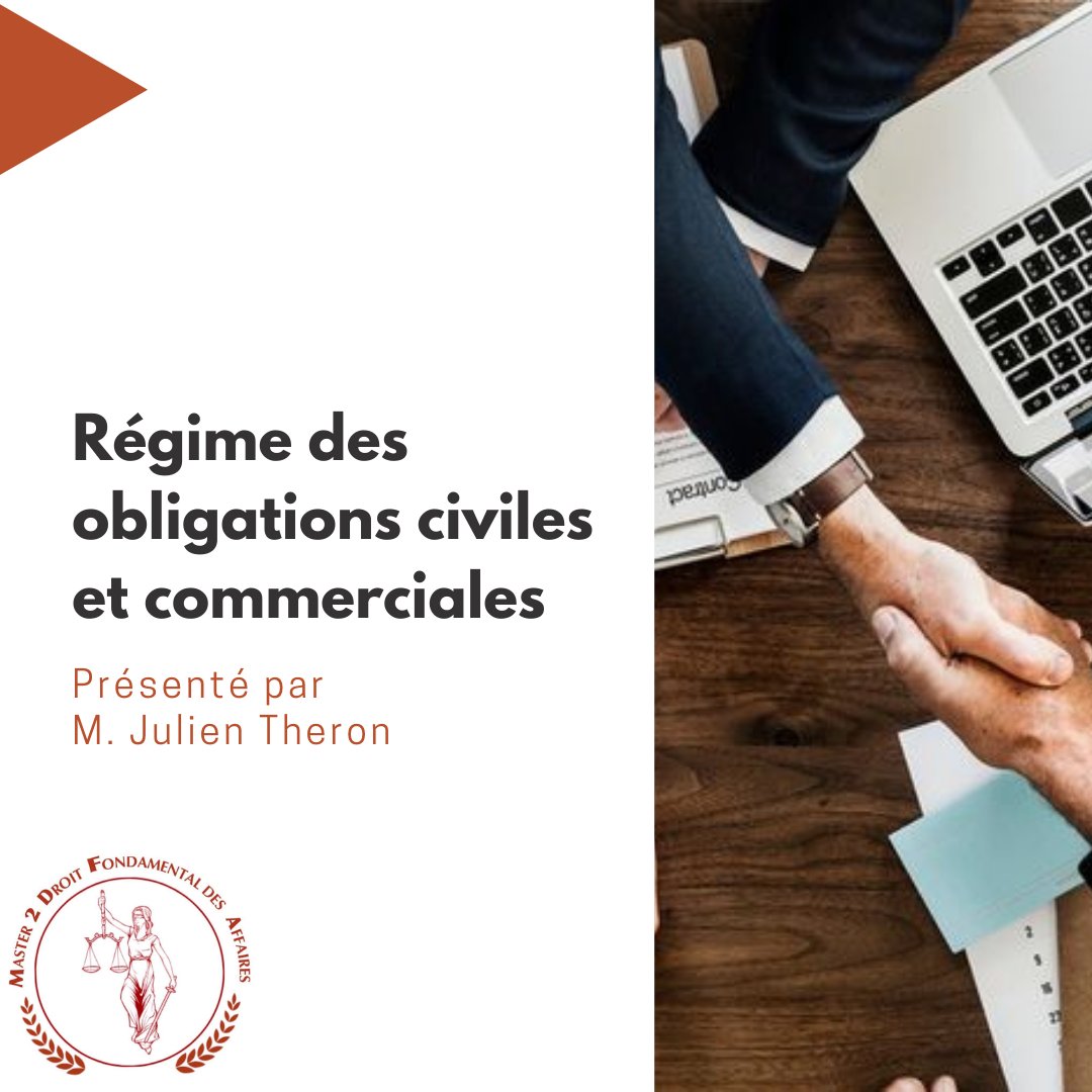M2DFA_TLSE's tweet image. Bonjour à tous ! 👋🏼👋🏼

⚖️ Aujourd’hui, le M2 DFA souhaite remercier Monsieur Julien Théron pour son séminaire en droit des obligations civiles et commerciales.

Venez nous suivre sur notre instagram @m2dfatoulouse

Bonne soirée !