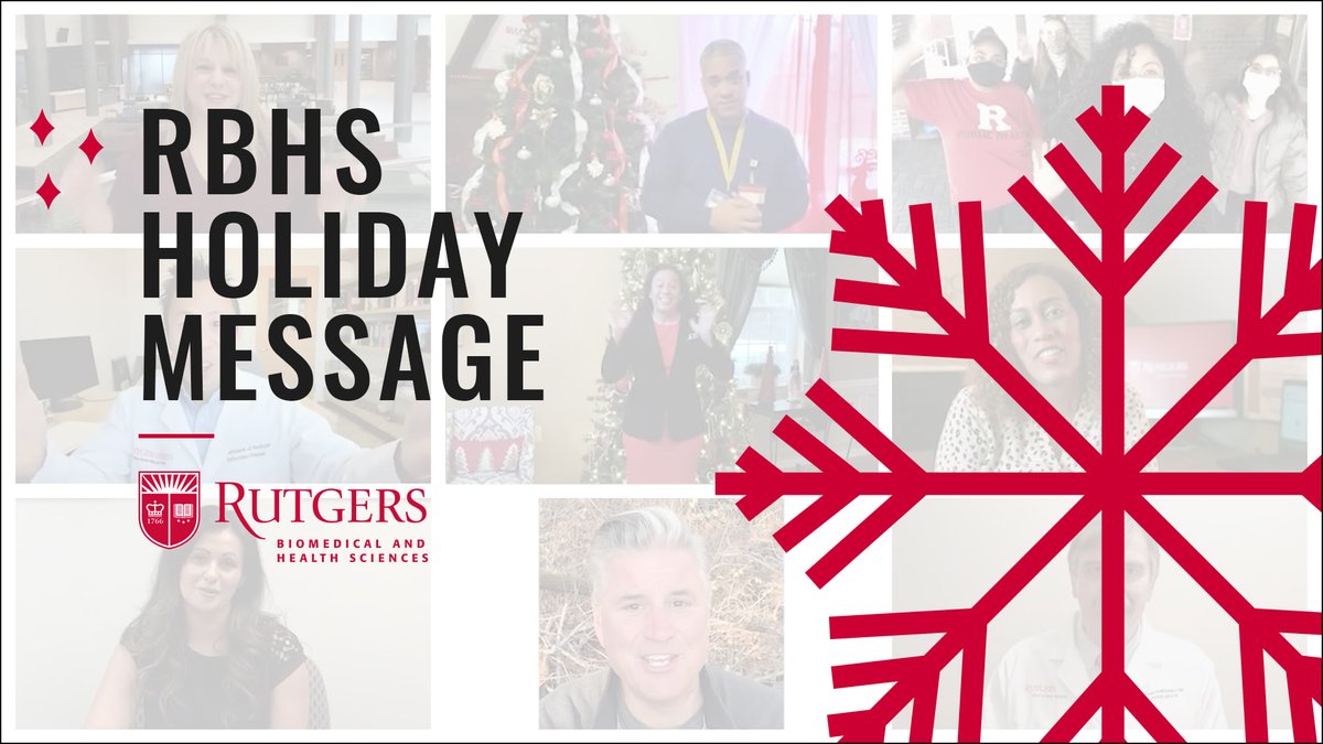 rutgershealth's tweet photo. The RBHS family expresses sincere thanks to all of our community members for rising to the challenges of this extraordinary year with such heart and dedication.

Watch the video: https://t.co/trglAgJCL2 https://t.co/81dEoZK3bU
