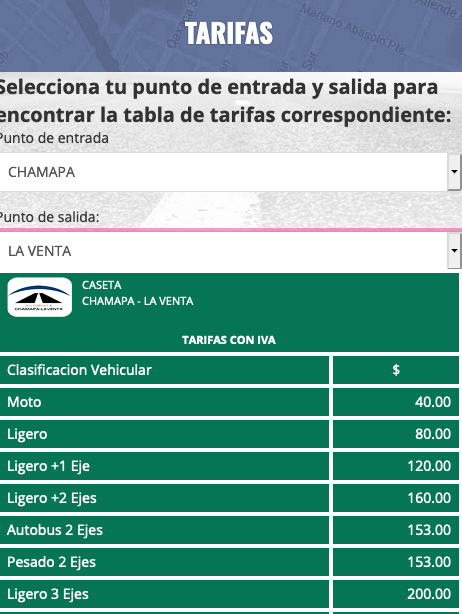 GuillermoHsz's tweet photo. @TagTeleVia me pueden aclarar costo de peaje en Camioneta 3.5t tons. en Chamapa - La Venta. @SCT_mx y @chamapalaventa muestran tarifas distintas y aparte ustedes me cobran otra tarifa. https://t.co/4aYpvkOMSr