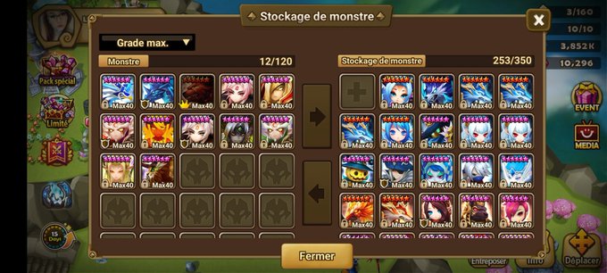 Photo de Gauche tout mes 5 nats skills UP et jouables PVP ou Ar&egrave;ne ^&bull;^ Photo de droite les 5 nats au<a href="/tag/samsungzflip4"class="tags"><span>#samsungzflip4</span></a>