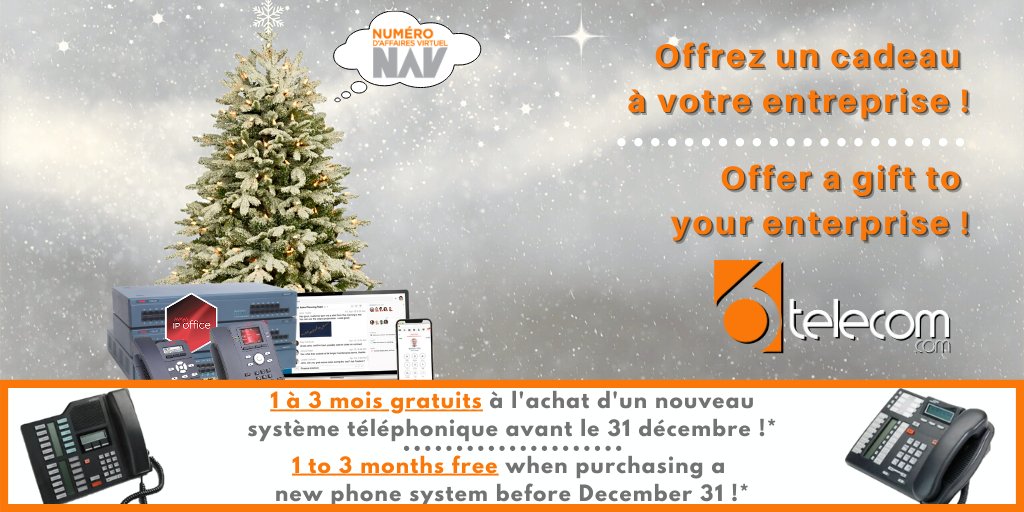 6Telecom's tweet image. Offrez un cadeau à votre entreprise ! 🎁 Offer a gift to your enterprise !
514 666 1 666 !📞
#telephone #promotion #servicegratuit #freeservice