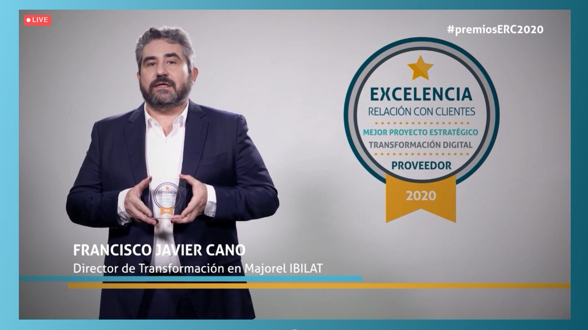 AEERC_es's tweet image. El Premio Estratégico a Mejor Proyecto de Transformación Digital es para @Majorel. ¡Enhorabuena! 
 Íñigo Arribalzaga  Francisco Javier Cano #PremiosExcelencia2020
