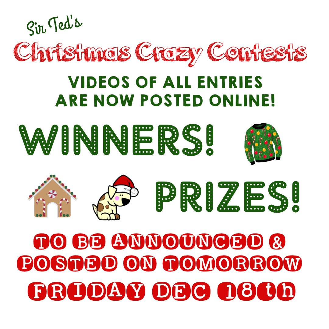 Check out our Gingerbread House &amp; Christmas Critters videos, too much cute and creativity! Thanks to all who submitted entries. It’s beginning to look a lot like Christmas!
Gingerbread youtu.be/5sdiBtPvjNw
Christmas Critters: youtu.be/uHxgcx9wGKE