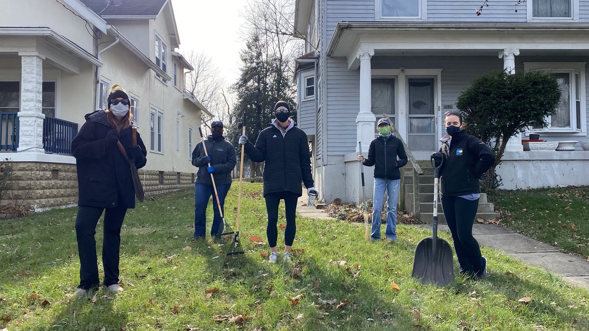 Our Event Planning Team worked with <a href="/ElderServeInc/">ElderServe Inc</a>, a community partner of Brown-Forman in Louisville, to assist a senior with yard work. Employees spent the day trimming overgrowth and collected approximately 28 bags of leaves.