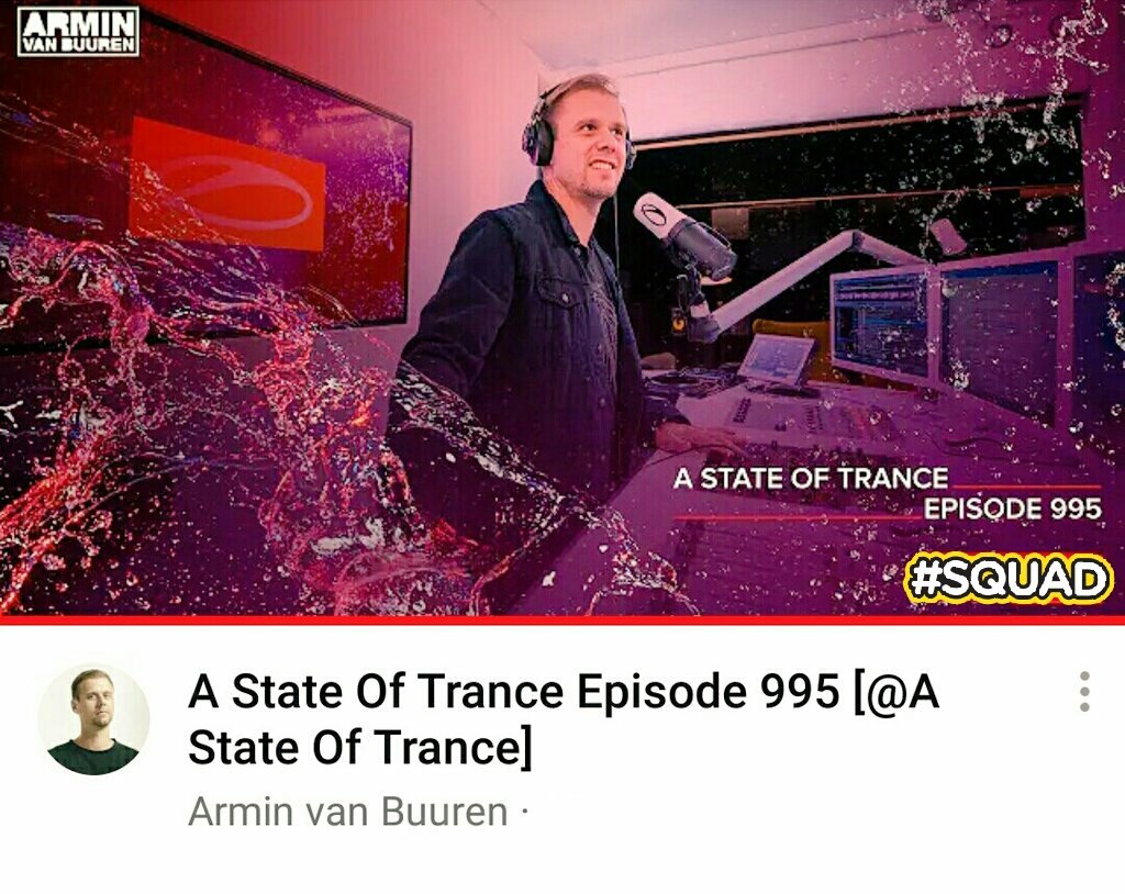 Tr4nceL0ver's tweet image. #NowPlaying 🔊 🎶 #Watching
@arminvanbuuren
Presents A State Of Trance Episode #995 #ASOT995
Live from Amsterdam 🙌🎶🚀🔥 @Armada

youtu.be/uuzrLwoJet4

#trance #progressive #progressivetrance #vocaltrance #techtrance #puretrance #hardtrance #psytrance #trancefamily #trancefam