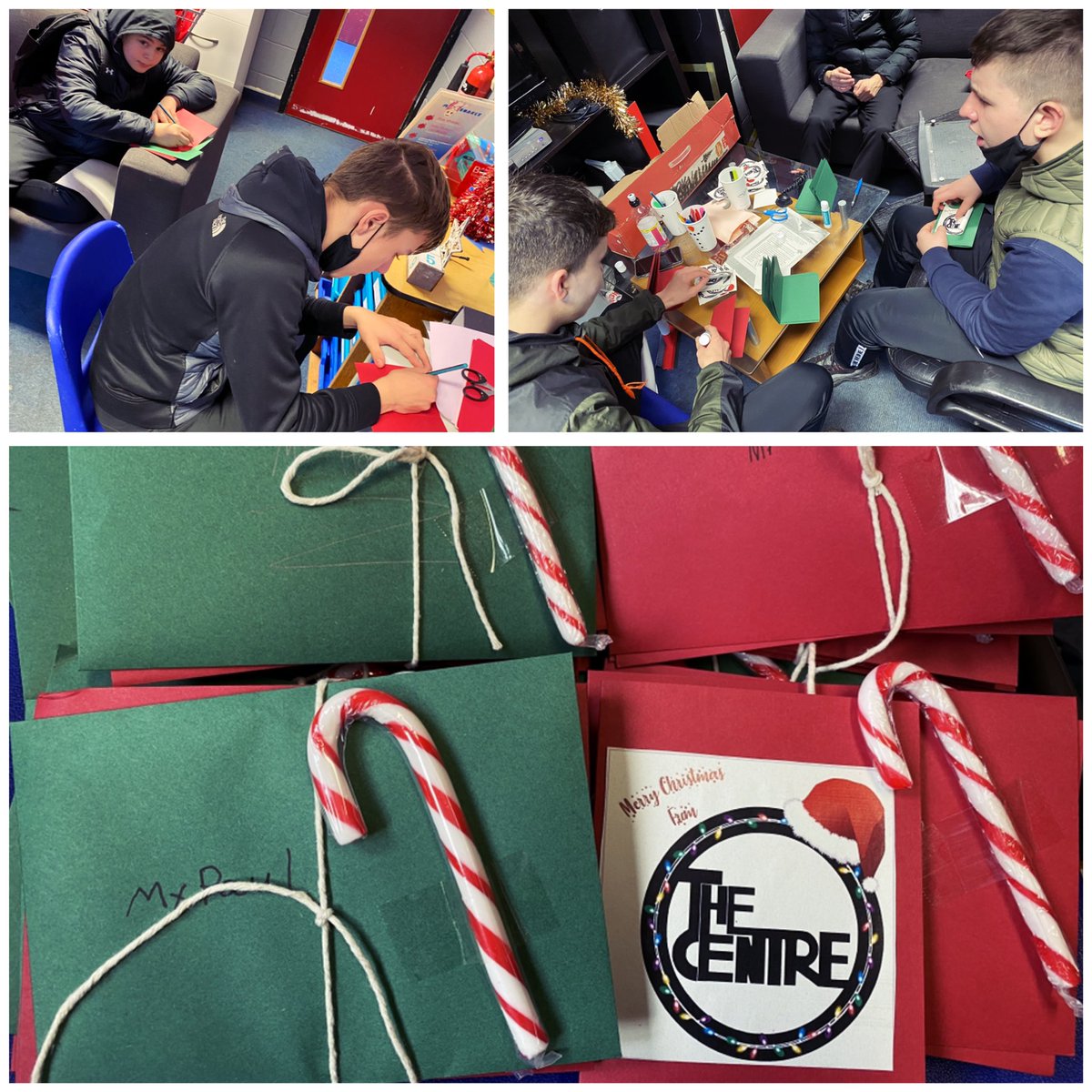 LeithPEF's tweet photo. The Centre Elves were out today delivering Christmas cards to staff they wanted to thank for their support this year 🎄 https://t.co/kMuWl5GLou