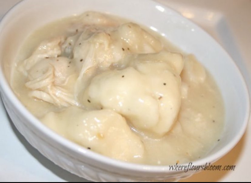 MarcieWHanson's tweet photo. For my snowman’s nose, I will be bringing a southern favorite—homemade chicken and dumplings! #JAGKY #JAGHYGGEHOLIDAY https://t.co/dT7QHiK8rd