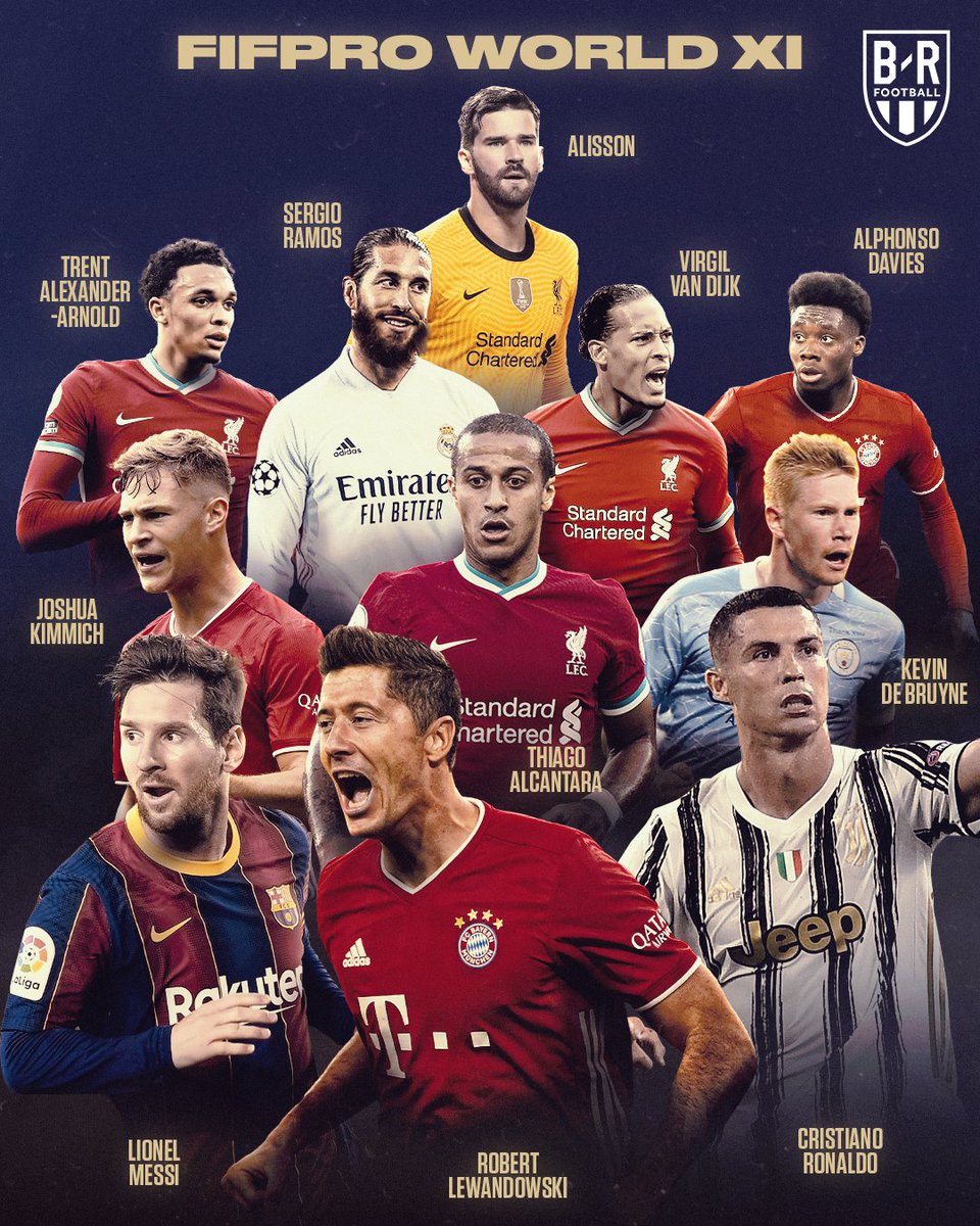 brfootball's tweet photo. The FIFPro Men’s World XI 🔥 https://t.co/ZEs9ZOKpV6
