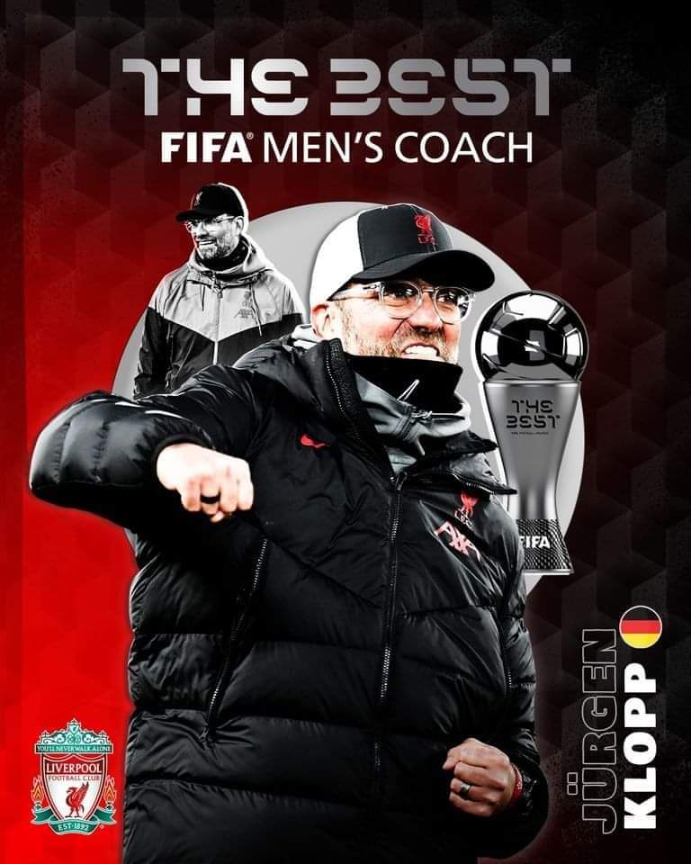 traceymoore100's tweet photo. Get in Boss 👏👏👏 Another award for ONE OF THE BEST 🍾🍾🍾🍾 #LFC #Klopp #YNWA #Bestmanagerintheworld https://t.co/IOHB9V4bzr