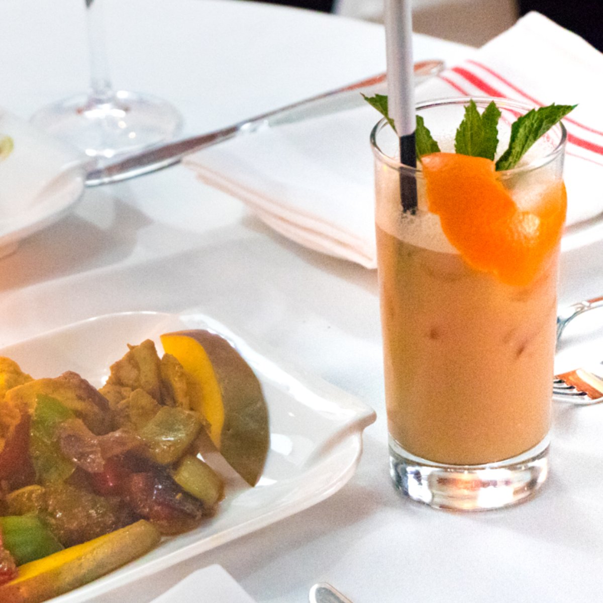 Find balance in your life with a fork in one hand and a drink in the other!