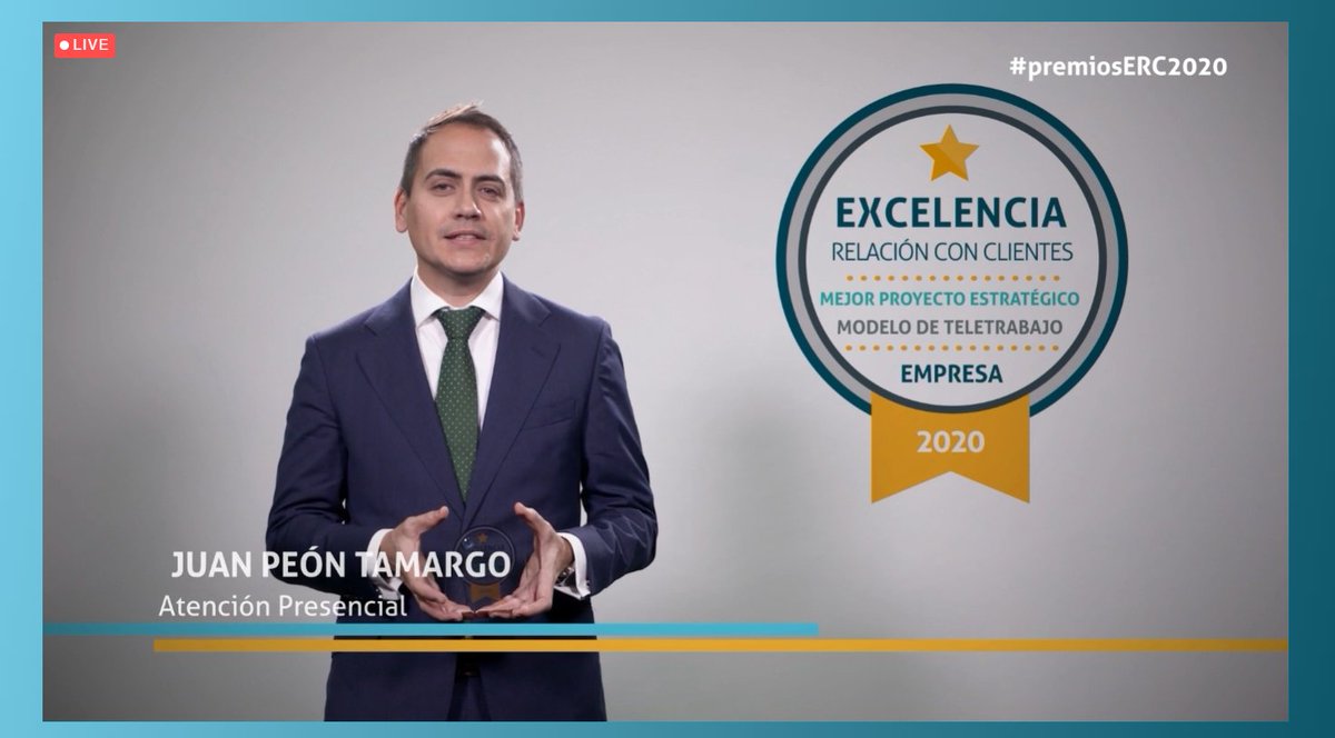 AEERC_es's tweet image. El Premio Estratégico a Mejor Proyecto de Teletrabajo es para @EnergiaEDP. ¡Enhorabuena!
Juan Peón Tamargo @Lucia_Polilla Cristina Rodriguez García #PremiosExcelencia2020