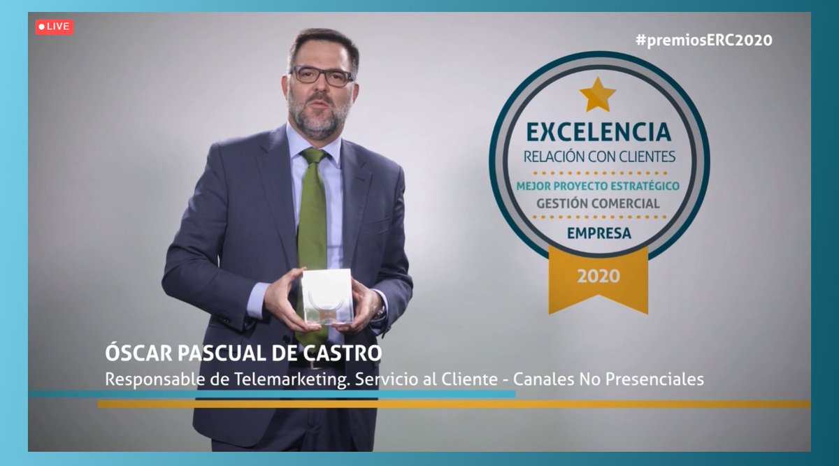 AEERC_es's tweet image. El Premio Estratégico a Mejor Proyecto de Mejor Gestión Comercial es para  @iberdrola. ¡Enhorabuena!
@sole_manuel, Óscar Pascual de Castro #PremiosExcelencia2020