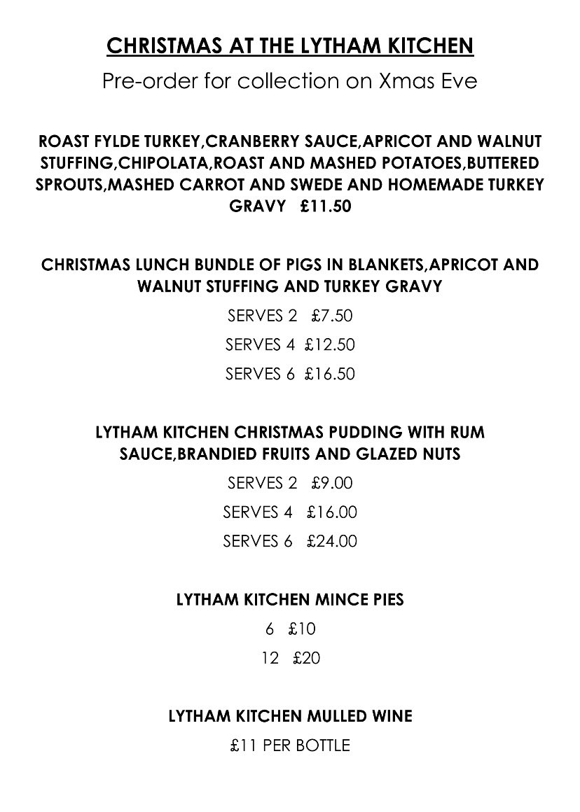 We know many people will have to change their plans for Christmas Day at really short notice. We are doing Christmas Dinners to collect on Xmas Eve to eat on Xmas Day at the same price we do them every Sunday. Please see the menu and retweet!!