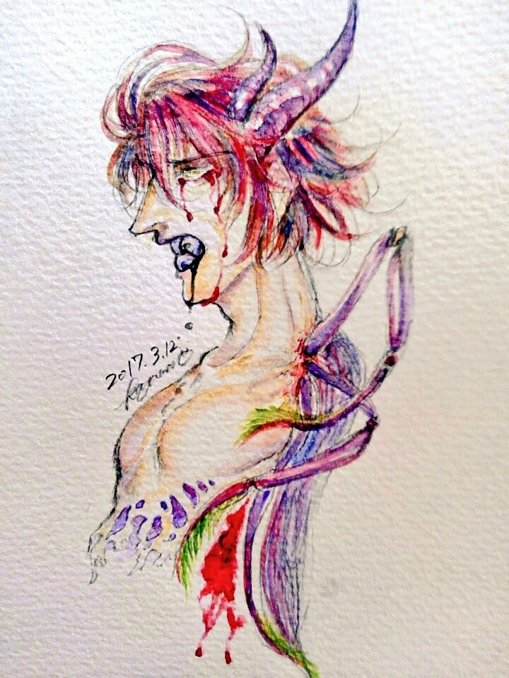 Kayamon_ff's tweet image. #お気に入りの自分絵アーデンを見せておくれ絵 
4枚とか足りぬではないか！