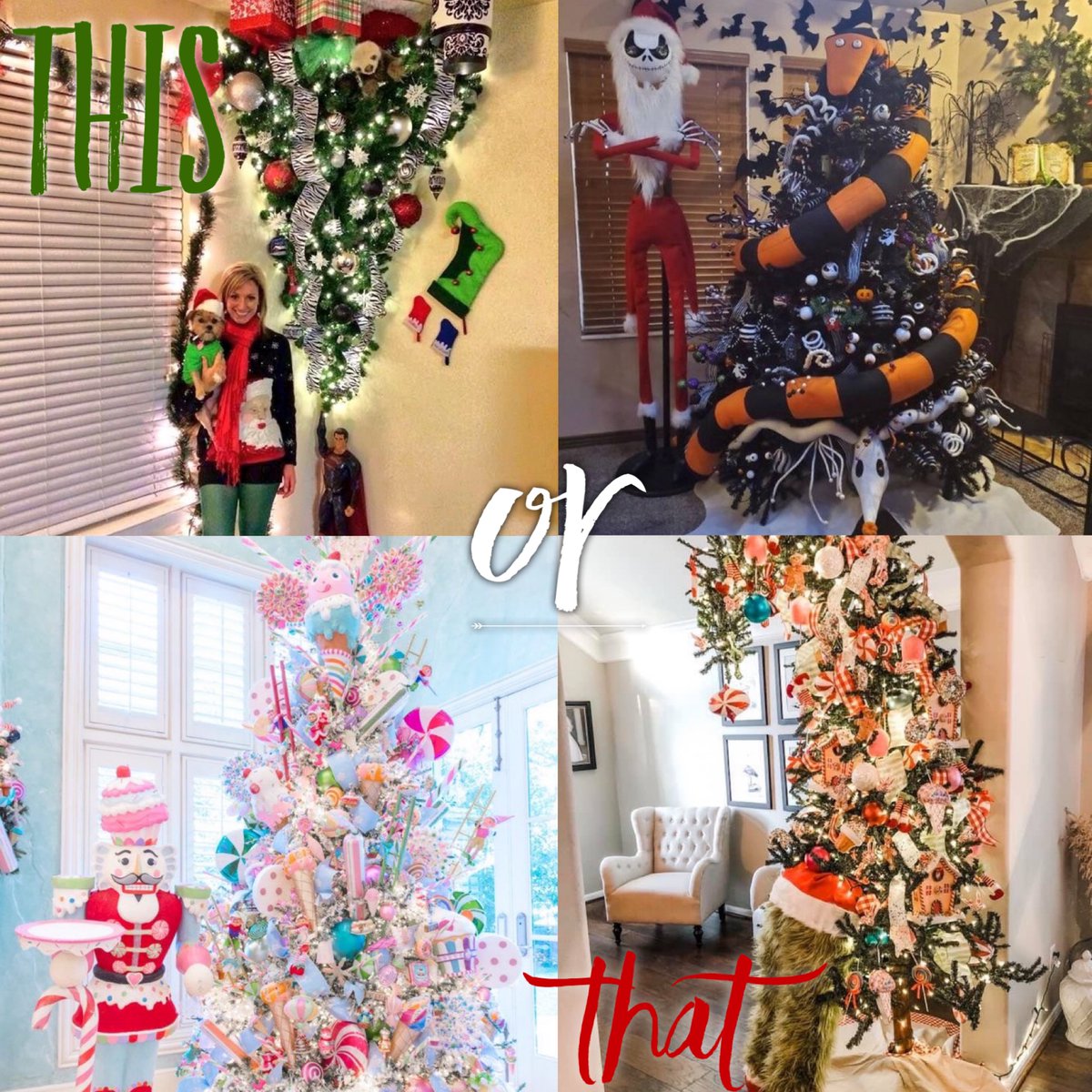HeatherSRealtor's tweet image. #ThisorThatThursday 
Which non-traditional tree is your fav? We ❤️ the creativity put into these! 🎄

#uniquetree #nontraditonaltree #christmastree #christmasathandco #holidaysathandco #thisorthat #chooseyourfavorite #merrychristmas #happyholidays #mostwonderfultimeoftheyear