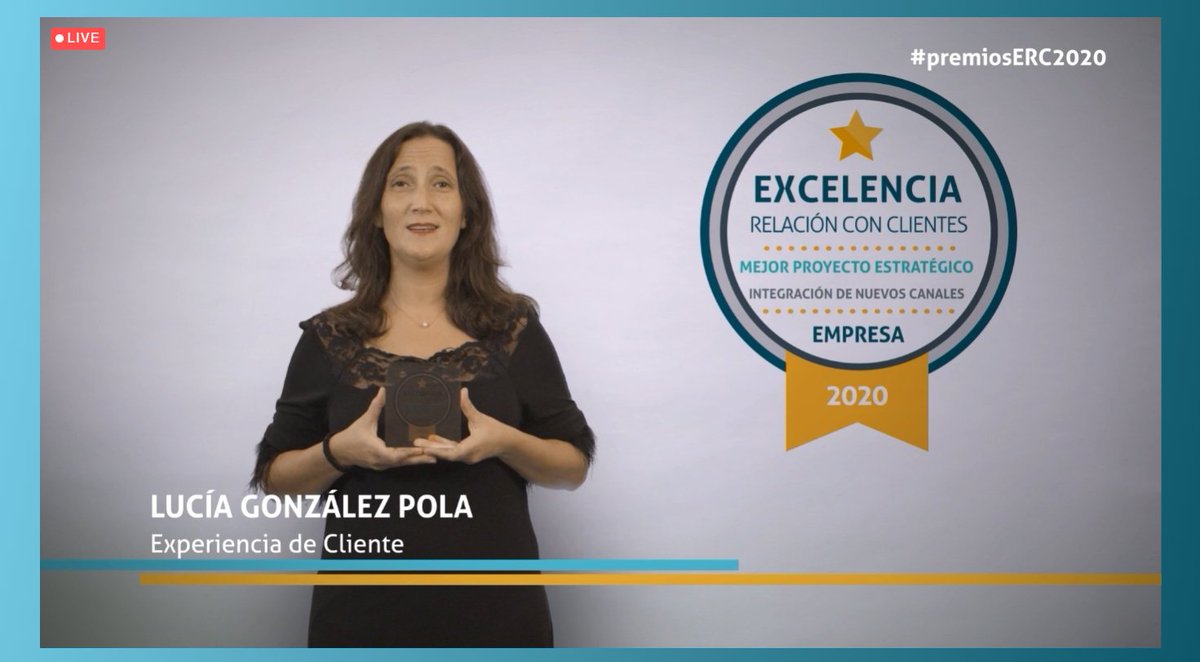 AEERC_es's tweet image. Recibe el Premio Estratégico a Mejor Proyecto de Integración Nuevos Canales,  @EnergiaEDP. ¡Enhorabuena!
Juan Peón Tamargo @Lucia_Polilla Cristina Rodriguez García #PremiosExcelencia2020