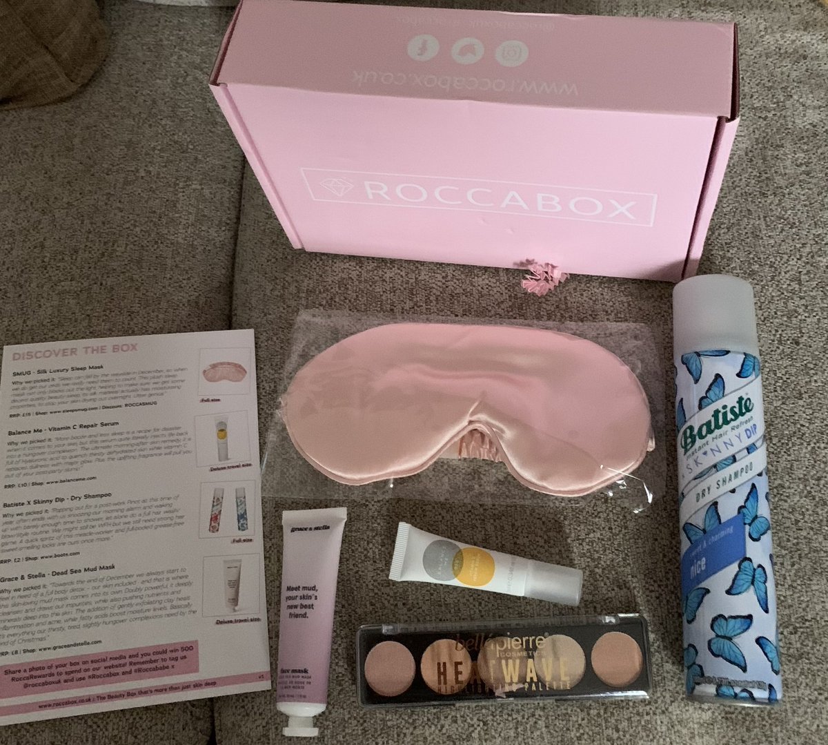 nicolacandlin's tweet photo. @Roccaboxuk is definitely the top of my  many beauty box lists so far! Another great month of products received. Can’t wait to use these 🤩 #Roccabox #Roccababe #beautybox #beauty https://t.co/nY9SeeV59v