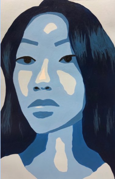LooperArtClass's tweet photo. Virtual Art 1 students are finishing their self portrait paintings this week. Check out some awesome student work! https://t.co/JW8OSBuVb9