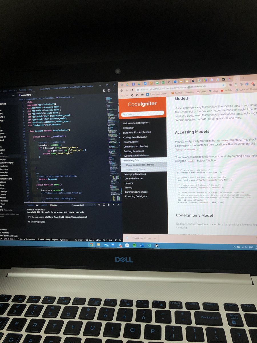 Pua_Lance's tweet photo. Day 19 - 23

I hope this is forgivable since it’s my FINALS EXAM week and I was only able to tweet this now.  However, CodeIgniter 4 has been my go-to framework since June.  I have been exploring it’s capabilities since then.

#100DaysOfCode 
#4ITBUST https://t.co/SBvHxVkx5I