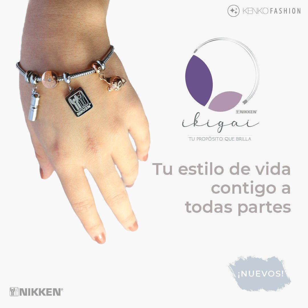 vitalitechile's tweet image. IKIGAI, un brazalete único con todo el beneficio de la tecnología Triphase de Nikken.
Con delicados dijes en dos colecciones BeNikken y Hashira
.
.
#triphase #ikigai #hashira #benikken #joya