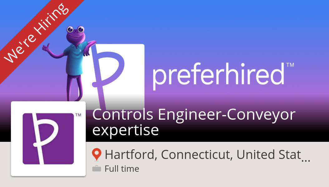 preferhired's tweet photo. Check out this #job: #Controls Engineer-Conveyor #expertise at #Preferhired (#Hartford) https://t.co/mz7eAmJHzU #referafriend #gigrecruiting #referandearn #jobs #hiring #referrals https://t.co/tCII0jazwp