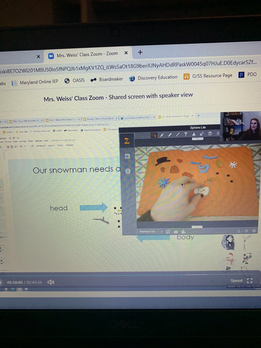 Since we weren’t all able to make a snowman yesterday...we made one in class! My friends worked hard to follow directions and had fun talking about their snowmen when they were finished.