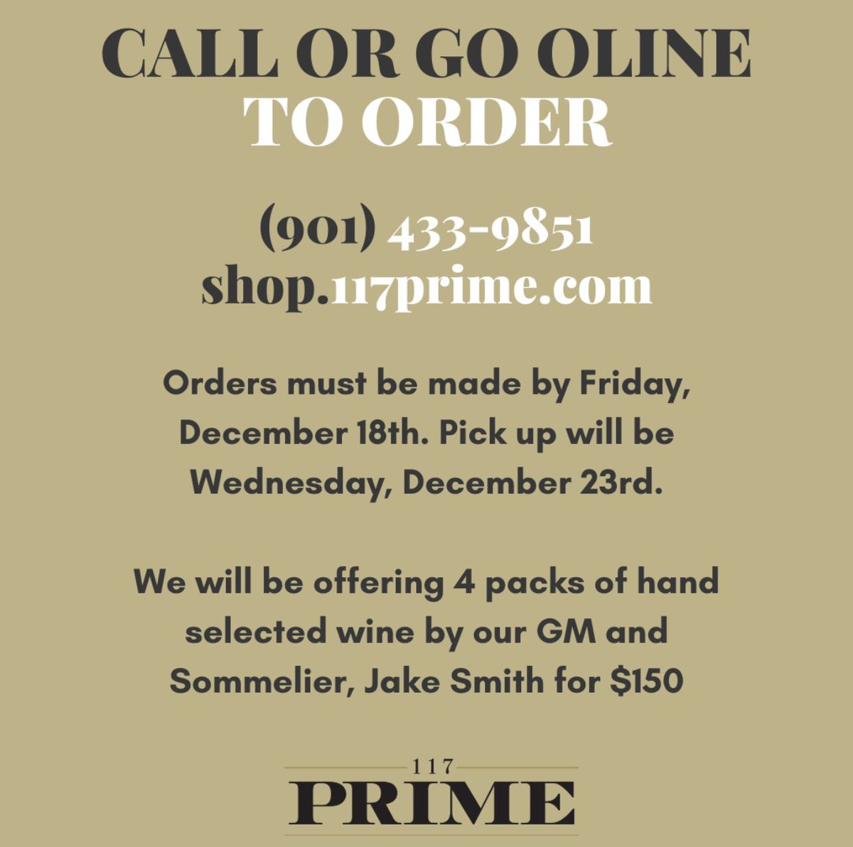 117PrimeMem's tweet image. Start off Christmas right with cheese boards &amp;amp; charcuterie platters from 117 Prime! Order online by December 18 for pick up on December 23! 

shop.117prime.com/products/gift-…