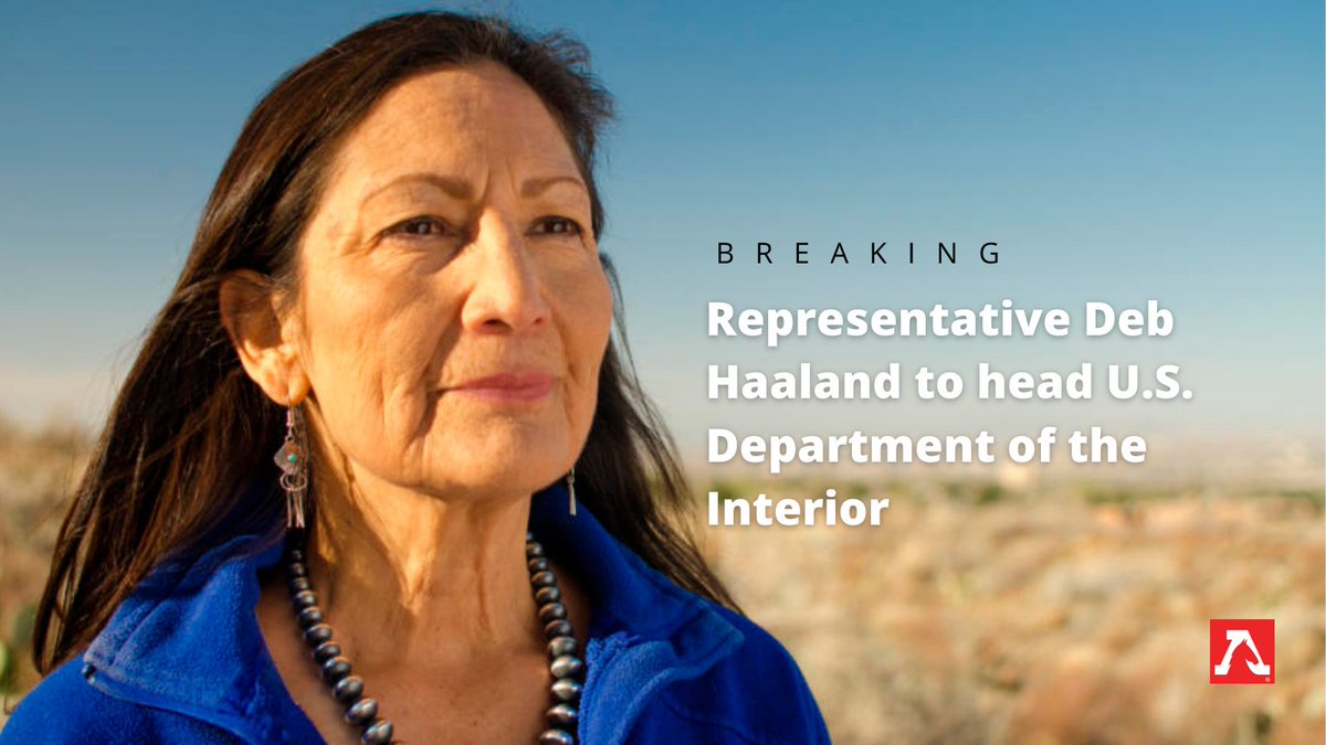 FreeWildHorses's tweet photo. Breaking: @RepDebHaaland  has been tapped to lead the U.S. Department of the Interior. This signals a positive change for wild horses and burros. More soon! https://t.co/7K6WQ1ZxVE