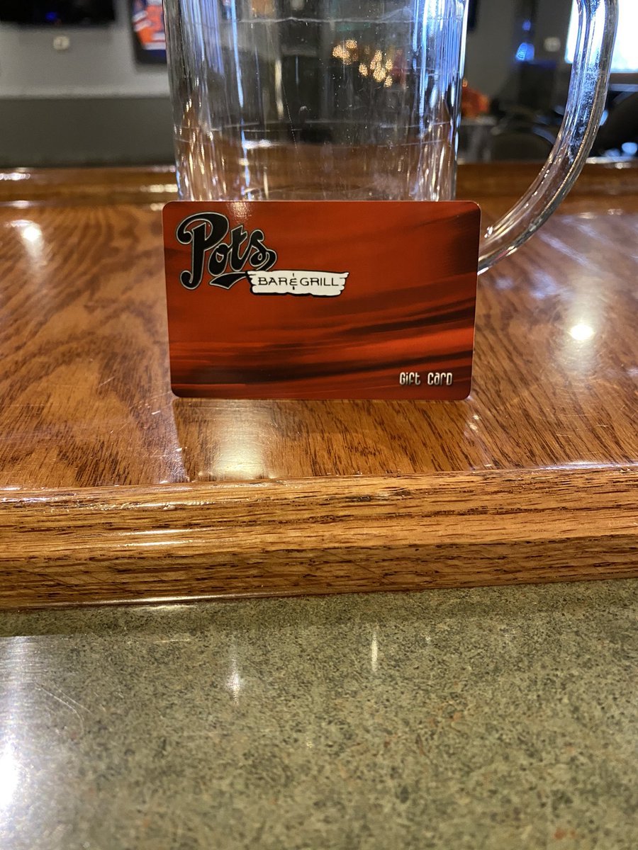 PotsBarAndGrill's tweet photo. Buy a $50.00 gift card for your Besty and receive a 10.00 card for yourself! What the hell buy $250 worth and get $50.00 free! You know you gonna spend it anyway once we open again! #potstacular #deal #presentforyourself https://t.co/RCM6pMazS2