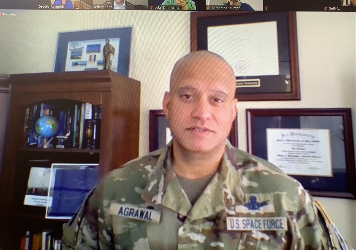 CommCharterAcad's tweet image. CCA students today were treated to a special presentation from Lt. Col. Raj Agrawal of the @SpaceForceDoD in celebration of the first anniversary of the U.S. Space Force. #CCA was the only #Pennsylvania school selected to participate in this event. #TechWorksatCCA #STEM #CCAProud